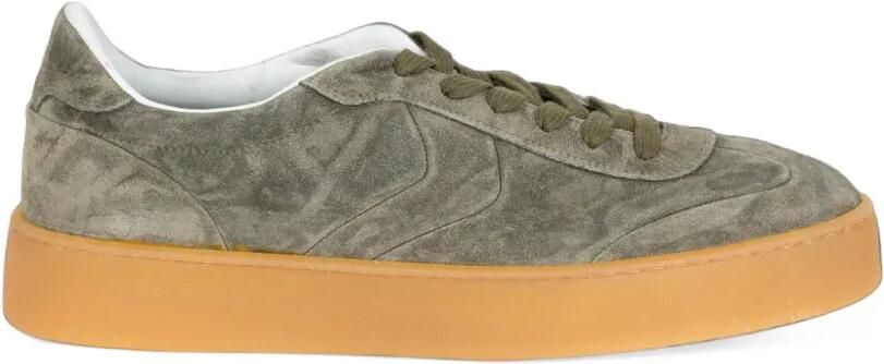 Voile Blanche Mind 02 suede panelled sneakers Groen