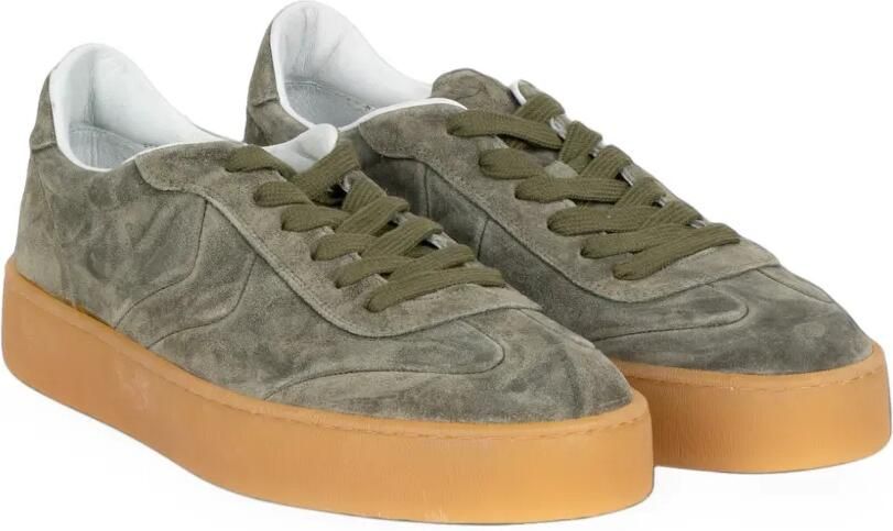 Voile Blanche Mind 02 suede panelled sneakers Groen - Foto 3