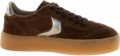 Voile Blanche Mind 02 W metallic-effect leather sneakers Bruin - Bruin