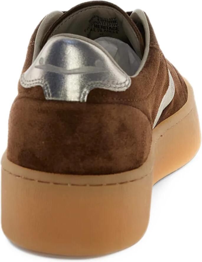 Voile Blanche Mind 02 W metallic-effect leather sneakers Bruin - Foto 3