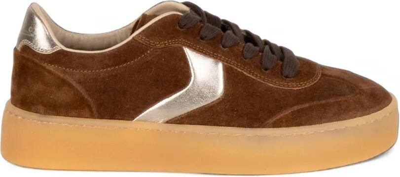 Voile Blanche Mind 02 W metallic-effect sneakers Bruin