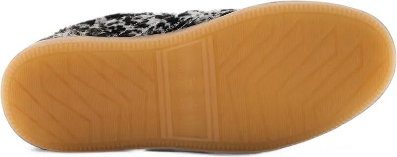 Voile Blanche Olivia Court leopard-print leather sneakers Zwart - Foto 4