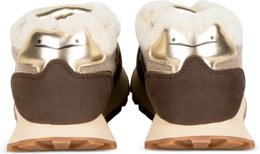 Voile Blanche Paris Easy metallic-detail sneakers Bruin - Foto 2