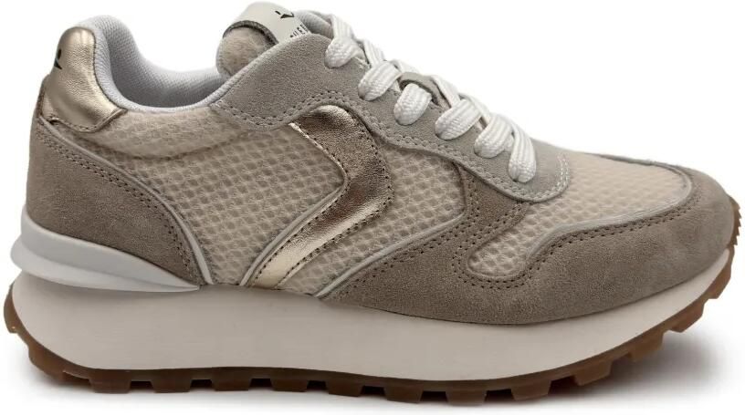 Voile Blanche Paris suède sneakers Beige