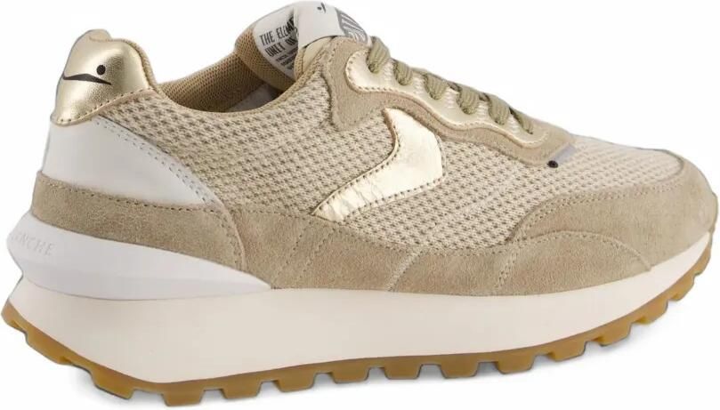 Voile Blanche Qwark sneakers met vlakken Bruin - Foto 3