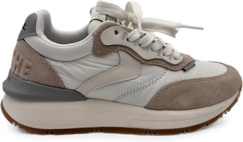 Voile Blanche Qwark sneakers met vlakken Beige