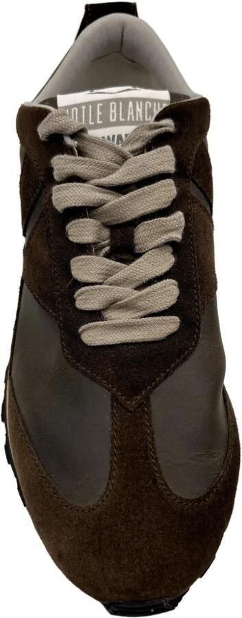 Voile Blanche Qwark suède sneakers Bruin