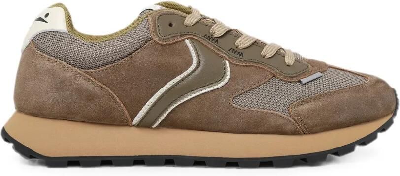 Voile Blanche Sneakers met vlakken Bruin