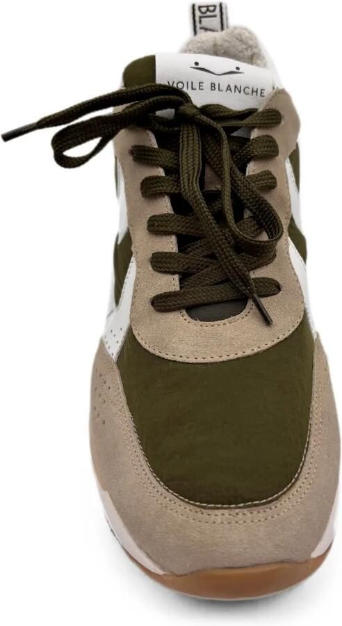 Voile Blanche Suède sneakers met vlakken Groen - Foto 2