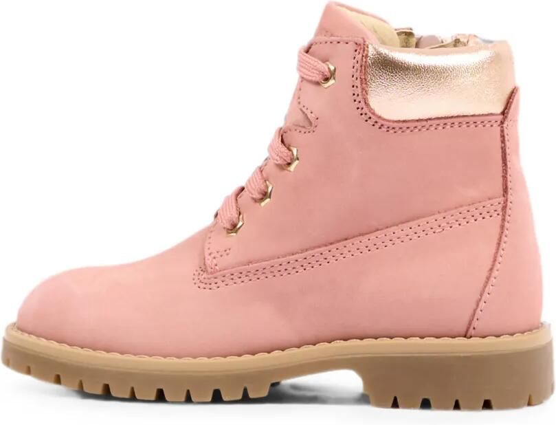 Walkey Enkellaarzen met veters Roze - Foto 4