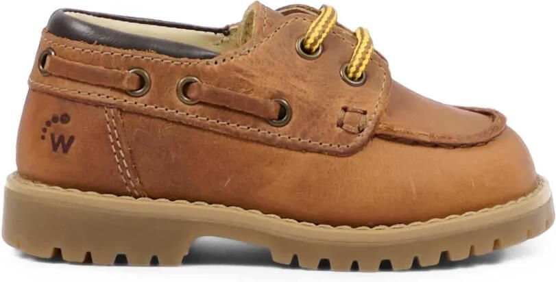 Walkey Leren veterschoenen Bruin - Foto 4