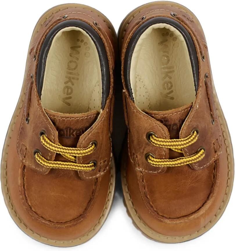 Walkey Leren veterschoenen Bruin - Foto 2