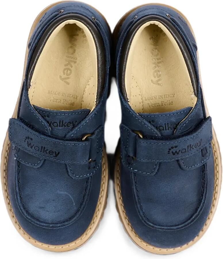 Walkey Loafers met klittenband Blauw - Foto 3