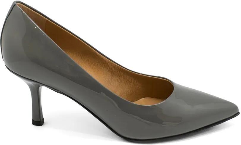 Walter Steiger Lakleren pumps Grijs