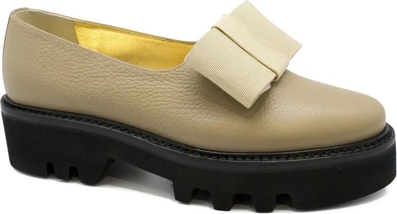 Walter Steiger Leren loafers met strik Beige - Foto 3