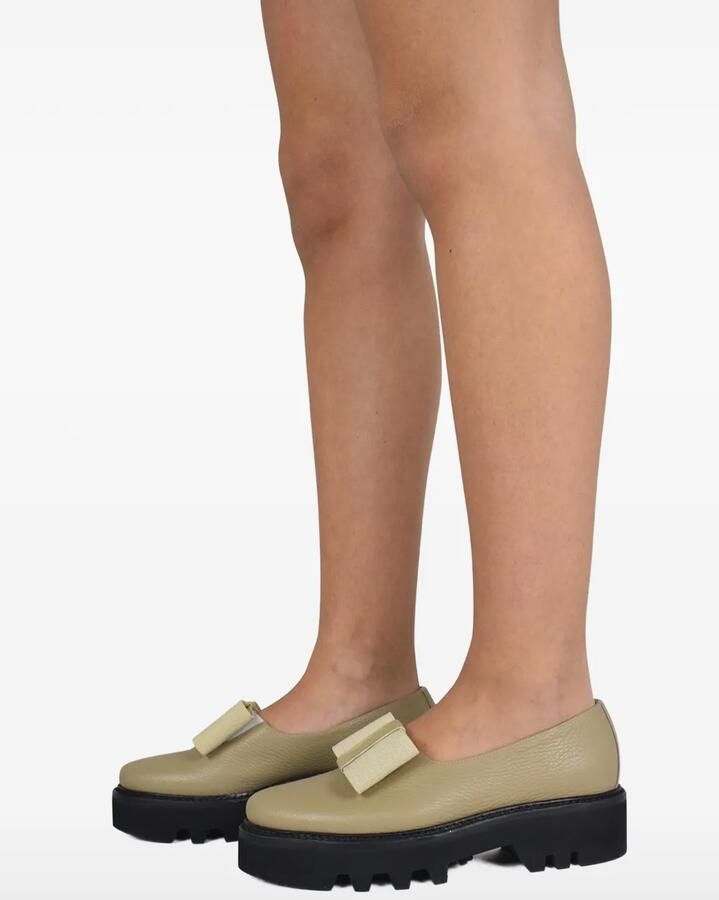 Walter Steiger Leren loafers met strik Beige - Foto 2
