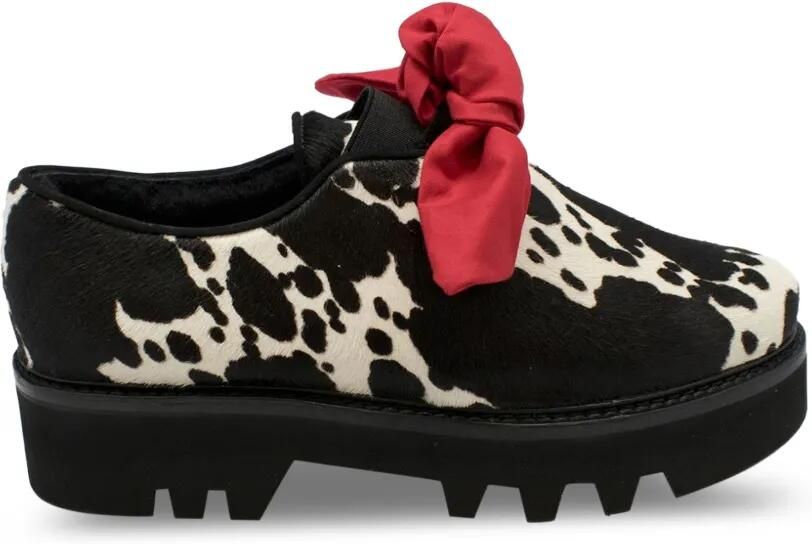 Walter Steiger Loafers met strik met stippen Zwart