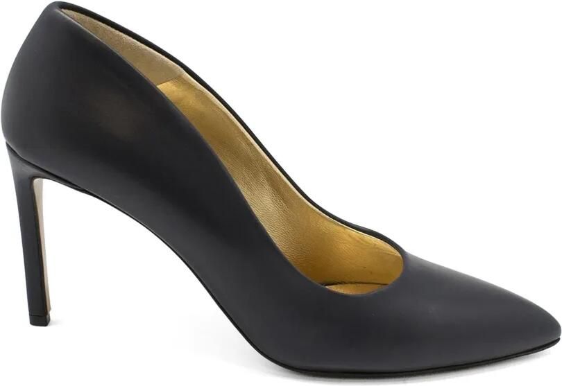 Walter Steiger Pumps met leren hak Blauw