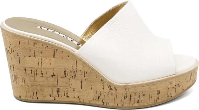 Walter Steiger Sandalen met plateauzool Wit - Foto 1