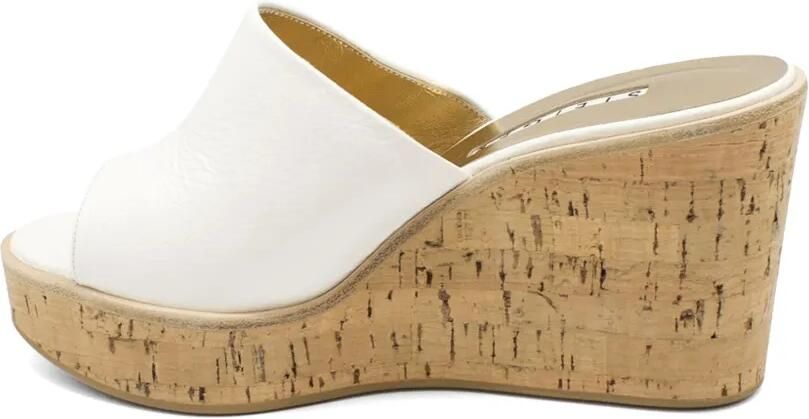 Walter Steiger Sandalen met plateauzool Wit - Foto 3