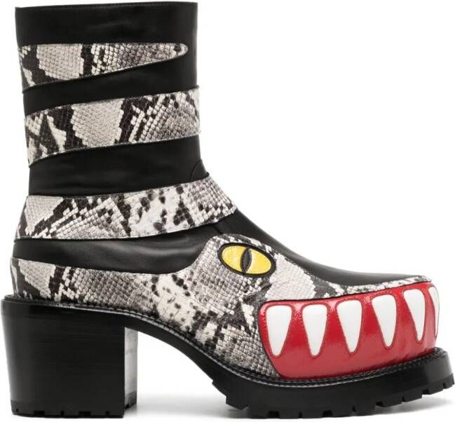 Walter Van Beirendonck Viper 70mm boots Veelkleurig