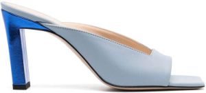 Wandler Metallic muiltjes Blauw