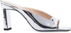 Wandler Muiltjes met metallic-effect Zilver