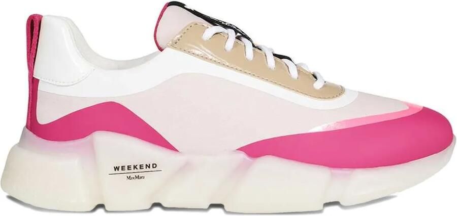 Weekend Max Mara Chunky sneakers met ronde neus Wit