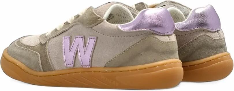 WHEAT Aslan leren sneakers met vlak Grijs - Foto 4