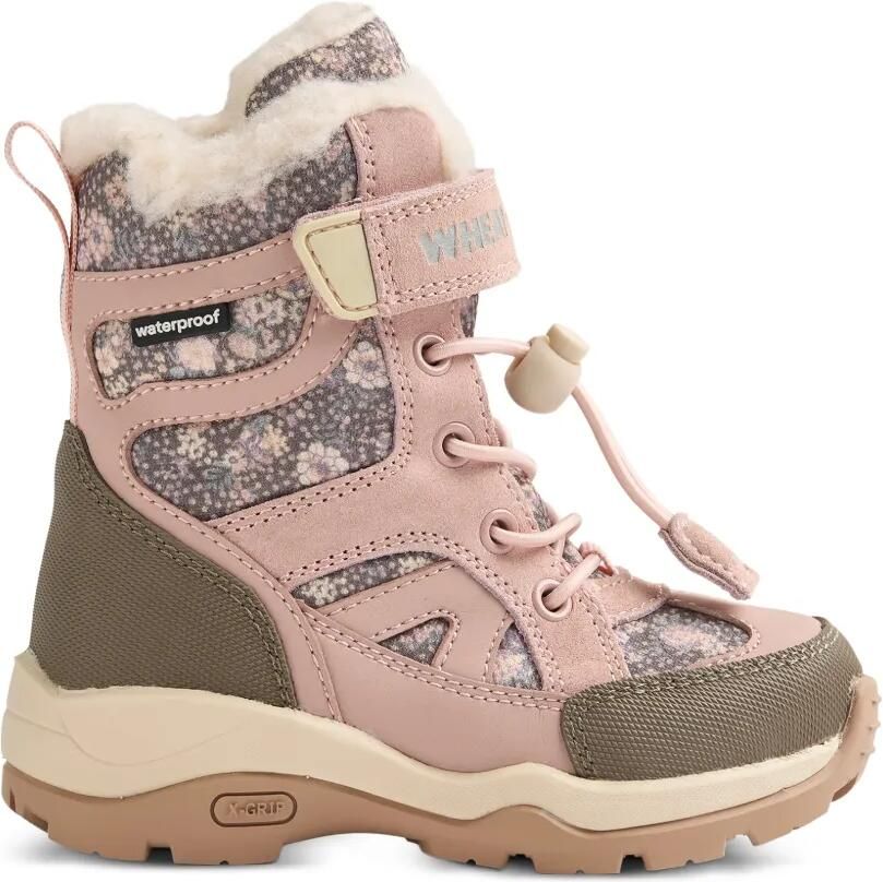 WHEAT Dixie Tex snowboots met bloe print Roze
