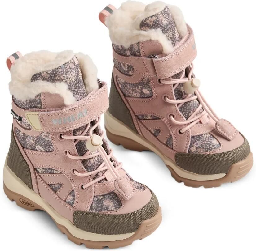 WHEAT Dixie Tex snowboots met bloe print Roze - Foto 2