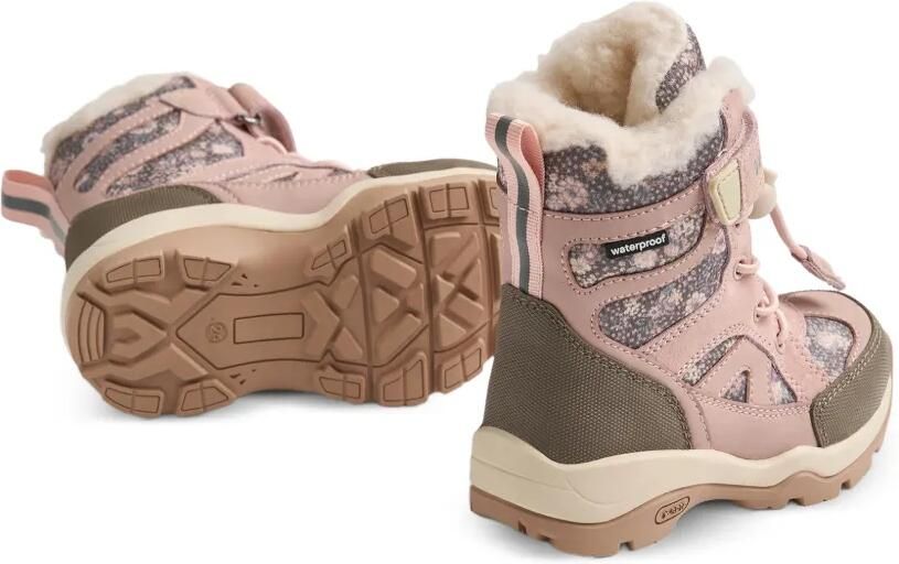 WHEAT Dixie Tex snowboots met bloe print Roze - Foto 4