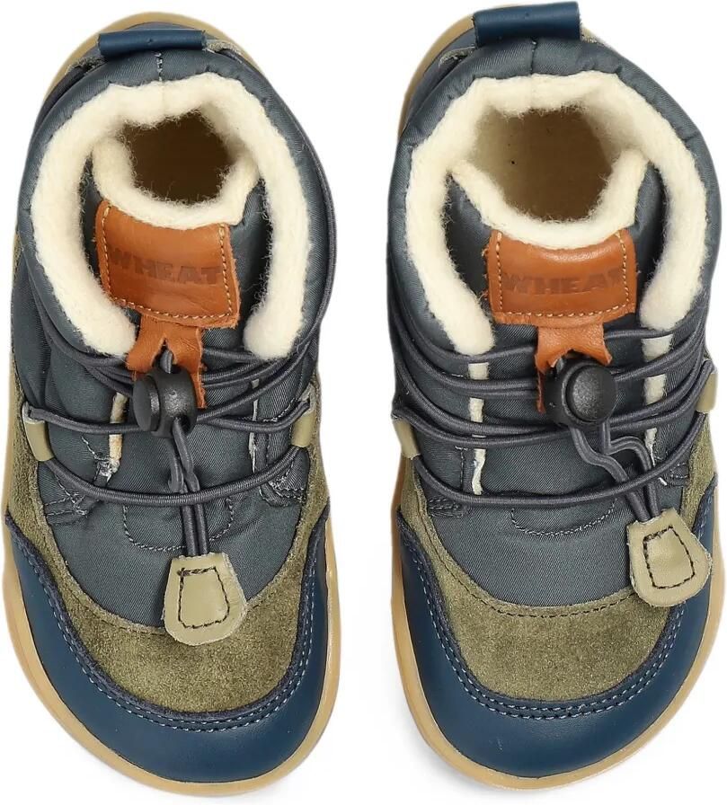 WHEAT Milan Tex enkellaarzen met vlakken Blauw - Foto 2
