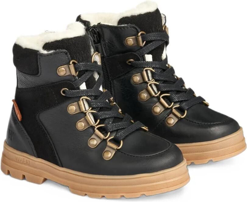 WHEAT Toni Hiker Tex enkellaarzen Zwart
