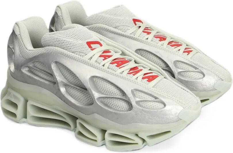 Willy Chavarria x Adidas Originals Mega WC cage-detail chunky-sole sneakers Groen - Foto 4