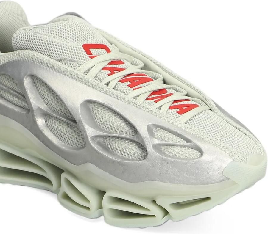 Willy Chavarria x Adidas Originals Mega WC cage-detail chunky-sole sneakers Groen - Foto 2