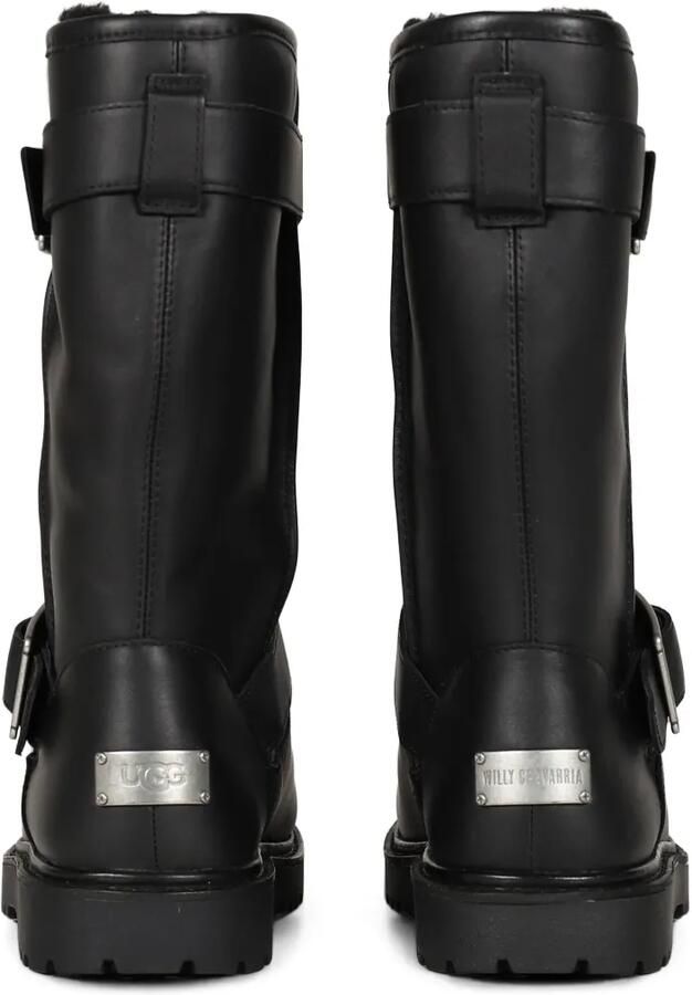 Willy Chavarria x Ugg leren enkellaarzen met gesp Zwart - Foto 4