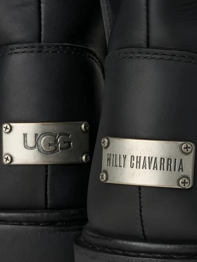 Willy Chavarria x UGG Relaxed enkellaarzen Zwart