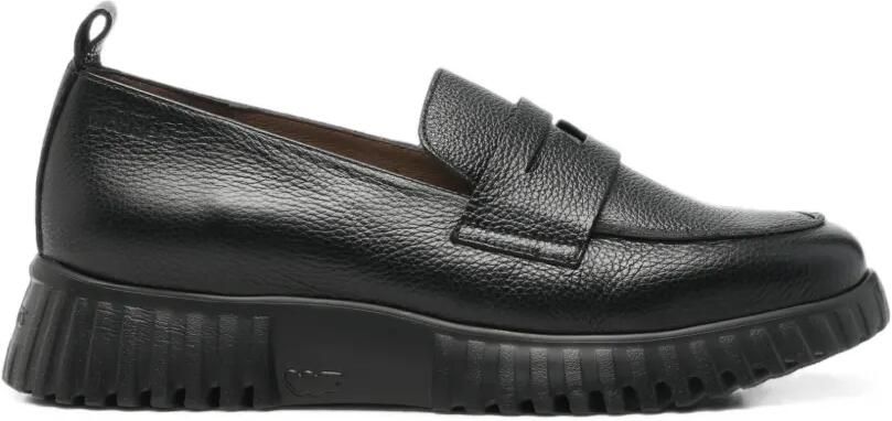 Wonders Leren loafers Zwart