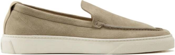 Woolrich Suède loafers Beige