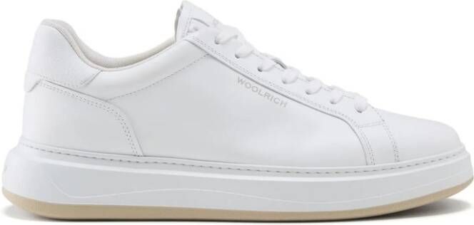 Woolrich Classic Arrow leren sneakers Wit