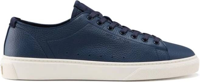 Woolrich Cloud Court leren sneakers Blauw