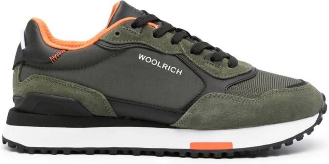 Woolrich Retro low-top sneakers Groen