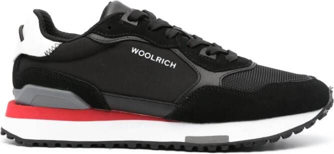 Woolrich Sneakers met logoprint Zwart