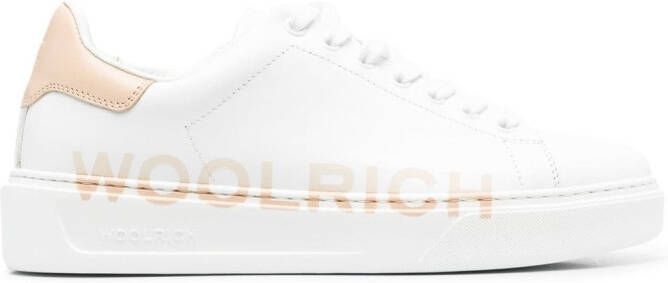 Woolrich Tweekleuriige sneakers Wit