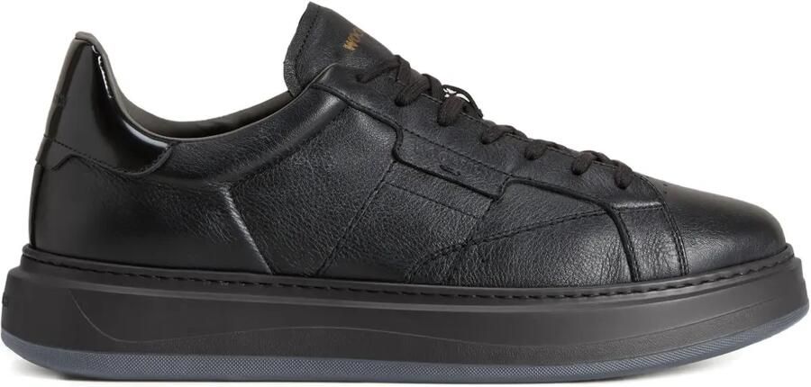Woolrich Arrow leren sneakers Zwart