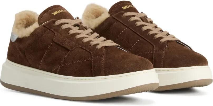 Woolrich Arrow sneakers met lammy voering Bruin - Foto 4