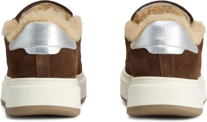 Woolrich Arrow sneakers met lammy voering Bruin - Foto 3