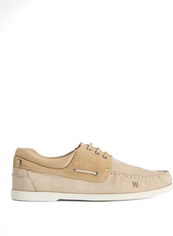 Woolrich Bootschoenen met logodetail Beige