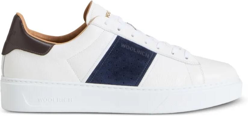 Woolrich Classic Band Court sneakers Wit